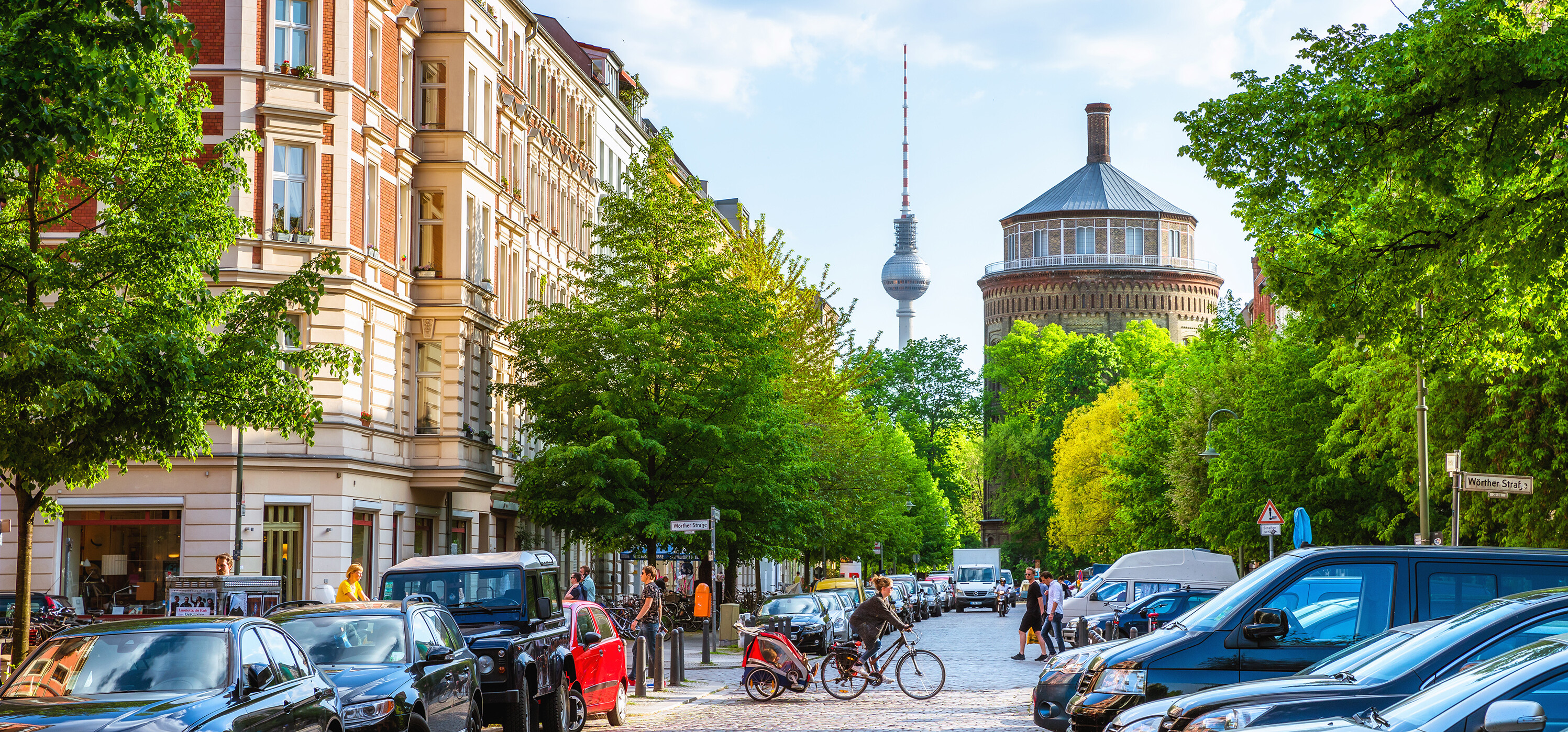 The pleasant central district Prenzlauer Berg has many creative businesses.