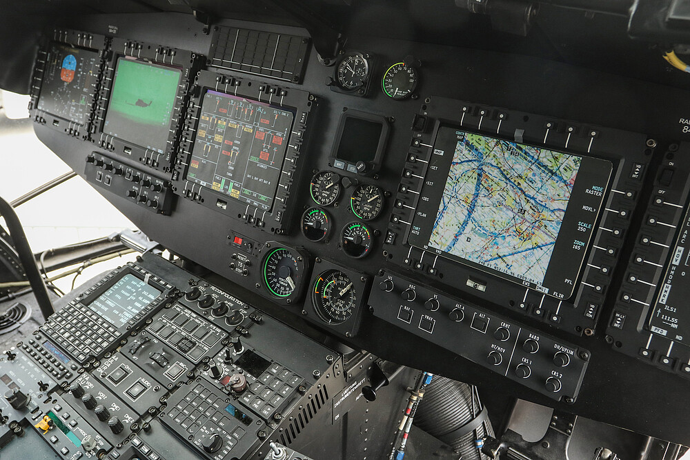 cockpit of an airplane at ILA 2018