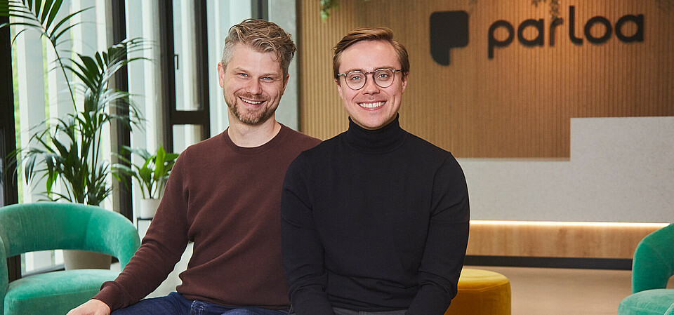 Parloa co-founders Stefan Ostwald and Malte Kosub