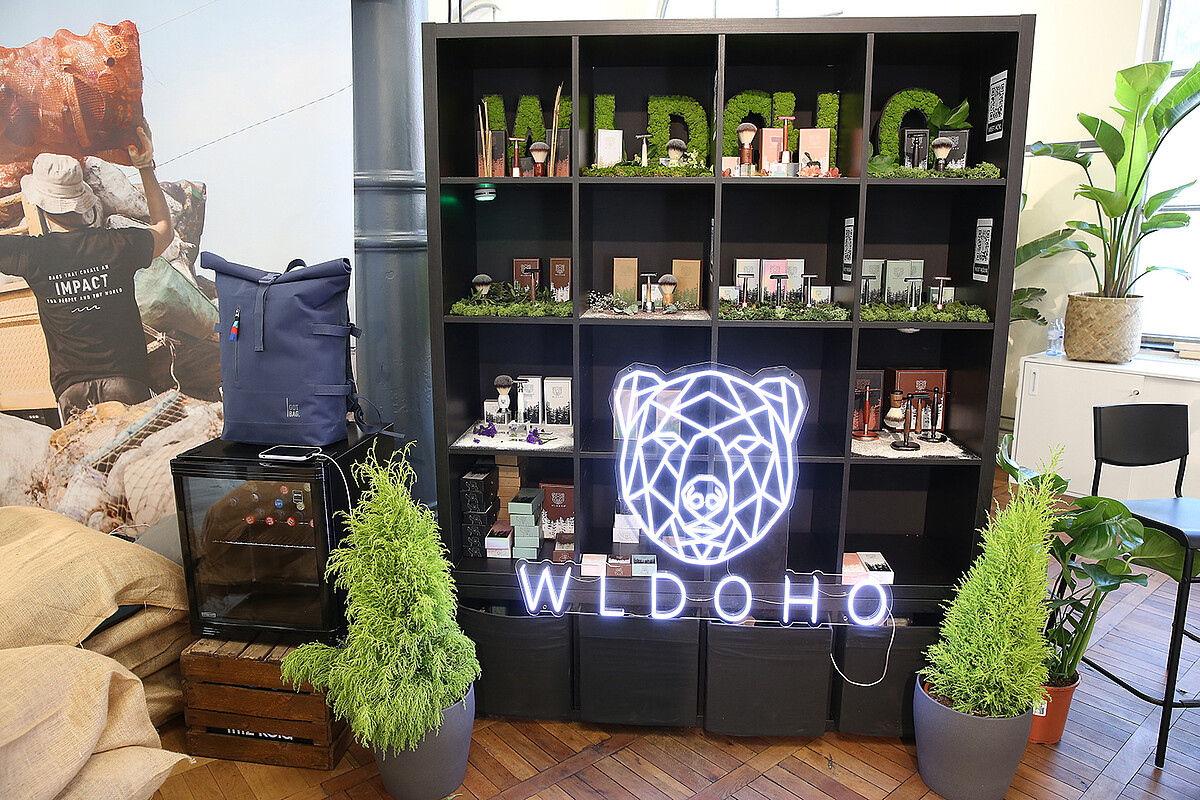 WLDOHO used the GTF as an opportunity to showcase their plastic-free razors
