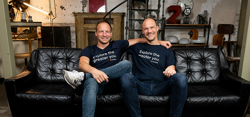 CoachHub co-founders Matti and Yanni Niebelschuetz