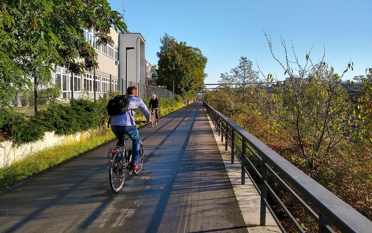 Bike lane in Berlin
