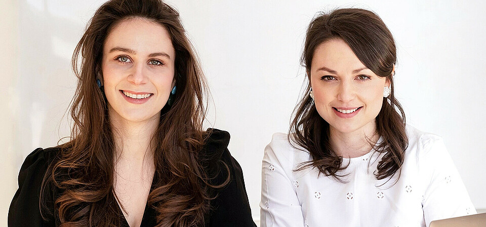 The founders of headhunting tool Empion Dr. Annika von Mutius and Dr. Larissa Leitner