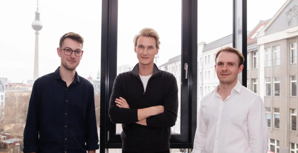 Plato Founders Matthias Heinrich (CPO), Benedikt Nolte (CEO), Oliver Birch (CTO)