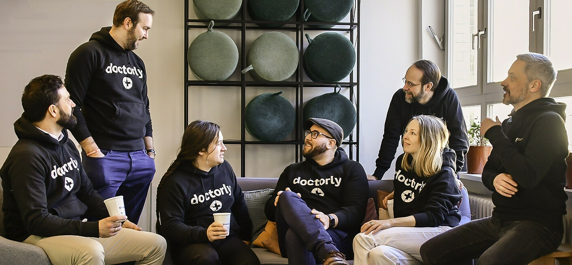 The doctorly management team – hoodies are the new scrubs