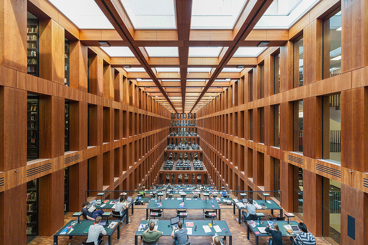 The new university library contains approximately 6.5 million books.