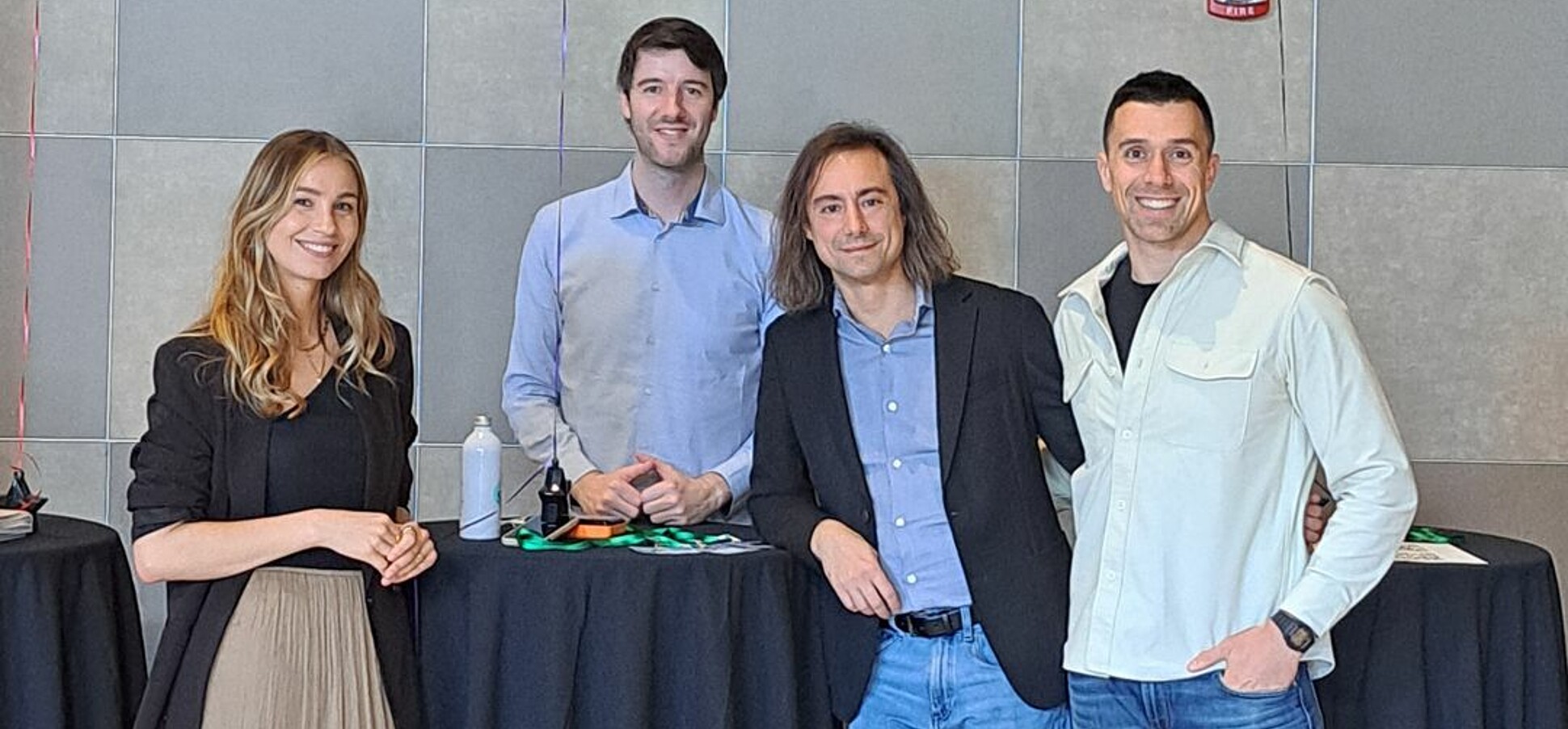 The Cariqa team: Tamara Ciullo (Co-Founder and CCO), Stefano Bonetta (Co-Founder and CTO), Issam Tidjani (Co-Founder and CEO), Mario La Pergola (COO and CFO)