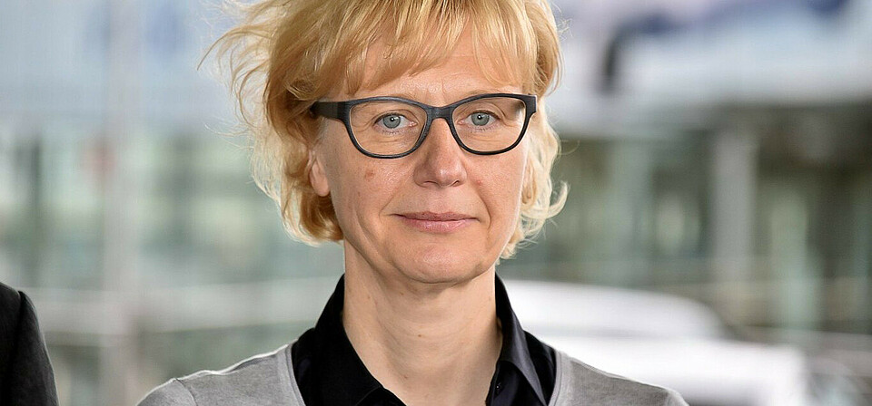 Portrait of Astrid Stange, head of insurtech company Element