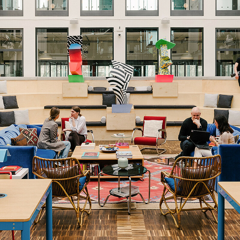 Berlin has an abundance of shared offices and coworking spaces