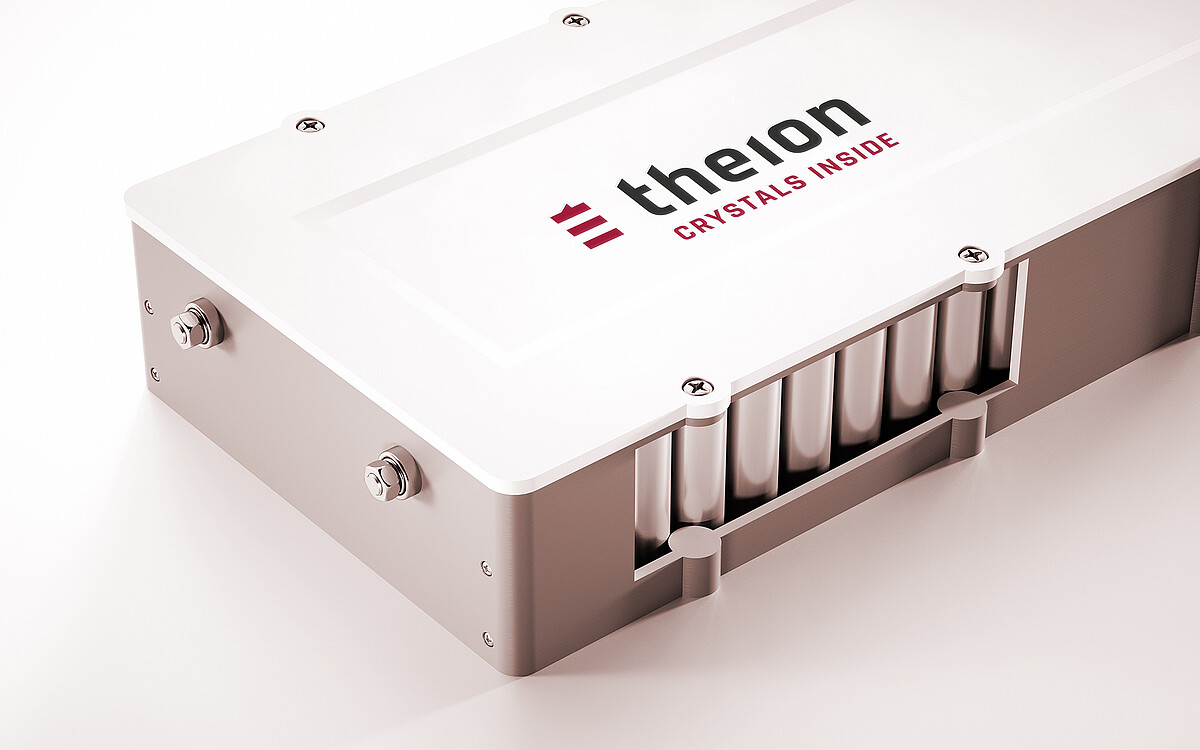 Theion’s batteries are solid state and contain crystal and sulfur instead of conventional cobalt.